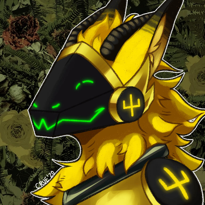 Headshot, shaded and detailed